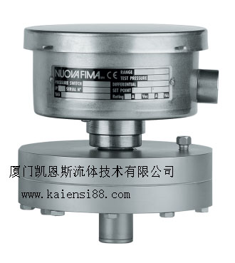意大利NUOVA FIMA诺华菲玛差压开关防护等级为IP 65