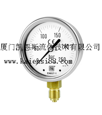 意大利NUOVA FIMA诺华菲玛波登管压力表防震版MGS10 DN63